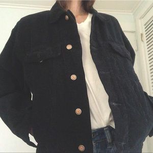 Vintage Black Corduroy Jacket